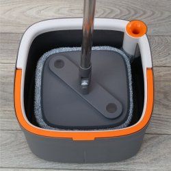 Hands Free Rotary Mop Bucket With Superfine Fiber Pad