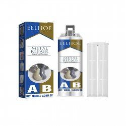 EELHOE Metal Repair Glue, Crack Filling And Leak Plugging Quick Dry Crack High Temperature Welding Metal Repair Agent