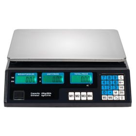 ACS-30 40kg-5g Digital Price Calculation Scale