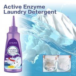 Jaysuing Active Enzyme Laundry Detergent Laundry Stain Remover Clothing Stains Blood Stains Cleaning Laundry Multi-purpose Cleaner