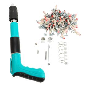 Nail Wall Fastening Tool for Cement Wall 5 Speed Adjustable Mini Portable Nail Shooting Machine with 100 Nails Noise Reduction