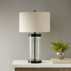 Glass Cylinder Table Lamp