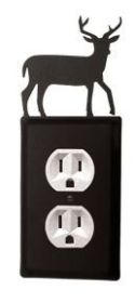 Dee r- Single Outlet Cover