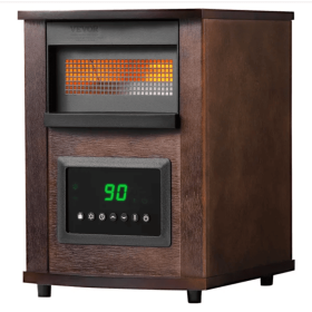 VEVOR Infrared Heater, 1500W Remote Control Electric Space Heater