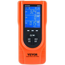 VEVOR  EMF Meter, 5Hz  3.5GHz, Handheld Rechargeable Electromagnetic Field Radiation Detector, Digital LCD EMF Tester For EF MF RF Home Inspections Ou