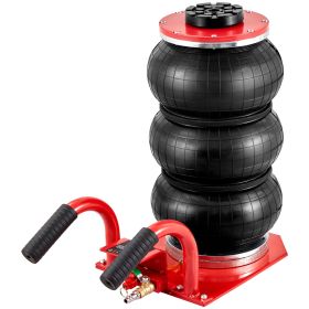 VEVOR Air Jack, 3 Ton 6600 Lbs Triple Bag Air Jack, Airbag Jack With Six Steel Pipes, Lift Up To 17.7 Inch 450 Mm,  Fast Lifting Pneumatic Jack, With