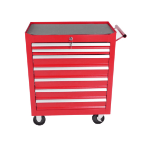 7-Drawer Metal Rolling Tool Chest With Wheels,Tool Storage Cabinet With Locking System