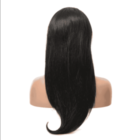 2025 New Arrival Ready To Ship USA Warehouse Best Quality Wholesale Factory Price Straight 13x4 HD Lace Front Wig Human Hair (Option: Black-16inches)