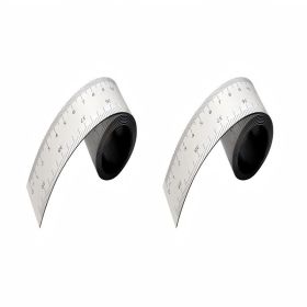 Magnetic Soft Rubber Frame Ruler, Can Measure And Decorate (Option: 2white)