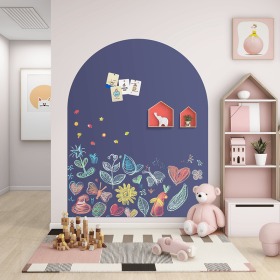 Arches Blackboard Wall Stickers Home Creative  Warm Message Board  Graffiti World Space Renovation (Option: Daihui 118cm 90cm)