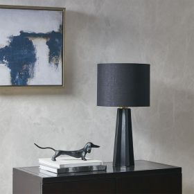 Geometric Ceramic Table Lamp (Color: as Pic)